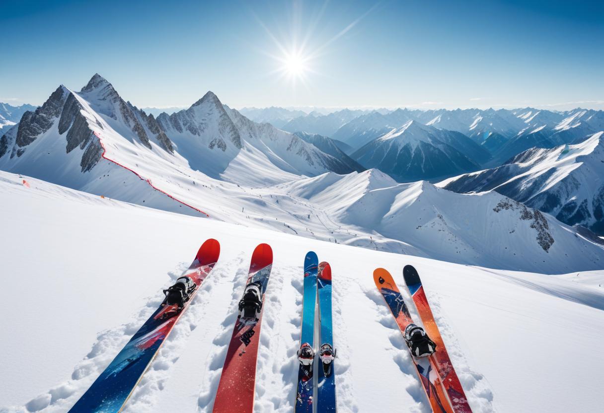 Här är de bästa all mountain skidorna för 2024! illustration